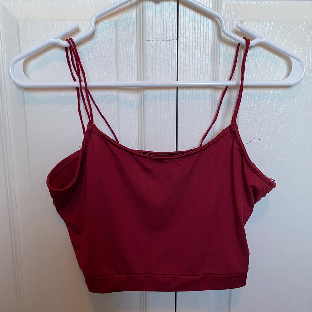 Crop top with strap detailing